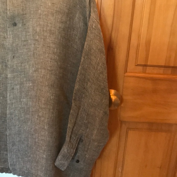 Brown Eskandar Button Up Shirt - Picture 4 of 7